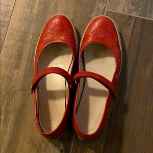 Gucci flat shoes 36.5